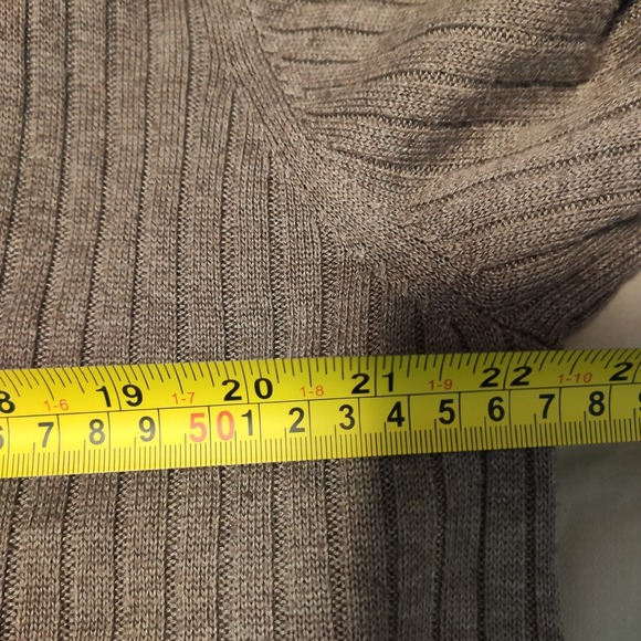 Seduction Open Front Cardigan with Vertical Ribbing Shawl Style Collar Small - Picture 10 of 10